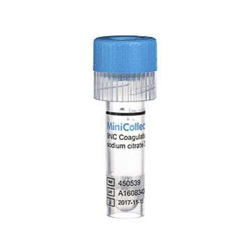Probenahmeröhrchen für die Gerinnungsdiagnostik - MiniCollect® - Greiner Bio-One  - zylinderförmig / Kapillarblut / für Probennahme