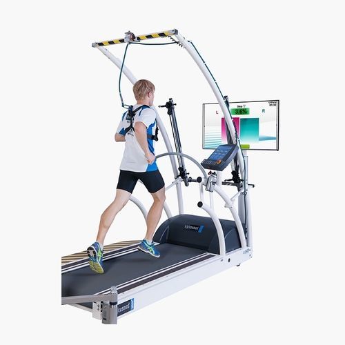 Laufband mit Geländer - quasar® med - h/p/cosmos sports & medical - mit Gurtsystem