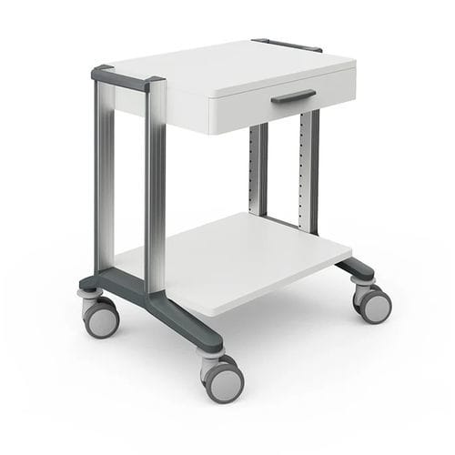 Medizinischer Wagen - doppio - HAEBERLE - Geräte / Kunststoff / mobil