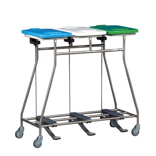 Sackhalterwagen für dreckige Wäsche - Wäschesammler - Hammerlit - medizinisch / für Kliniken / Wäscherei
