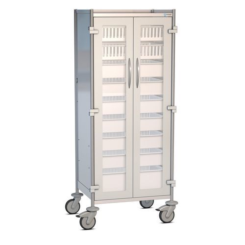 Edelstahlwagen - PMEF6422TW - Hammerlit - mobil / einfaches Modul