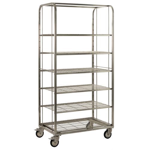 Regal / 6 Regalbretter - EGSTE15 - Hammerlit - Sterilisation / für Container / für Behälter