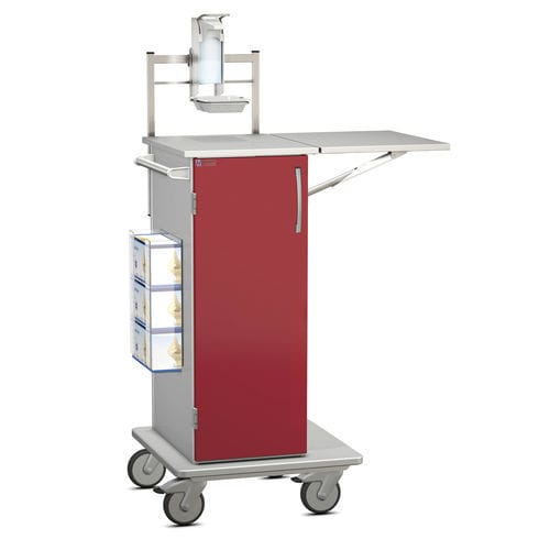 Medizinischer Wagen - K42 - Modell 1 - Hammerlit - für Kliniken / Lager / mit Platte