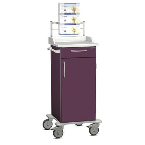 Medizinischer Wagen - K42 - Modell 4 - Hammerlit - für Kliniken / Pflege / mit Schublade