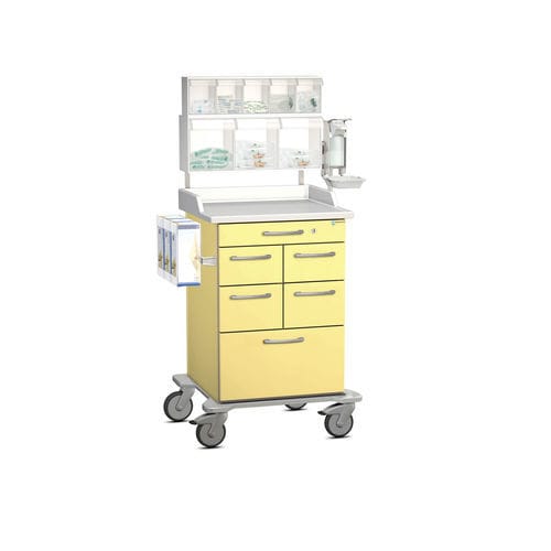 Wagen für Anästhesie - K42 - Modell 10 - Hammerlit - Pflege / mit Platte / Behältern