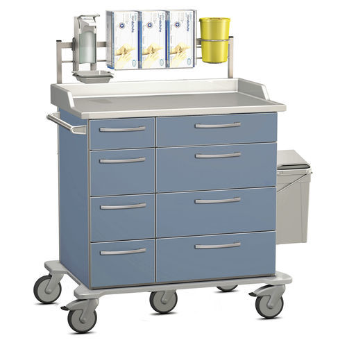 Medizinischer Wagen - K42 - Modell 24 - Hammerlit - für Kliniken / für Verbandmaterial / Pflege