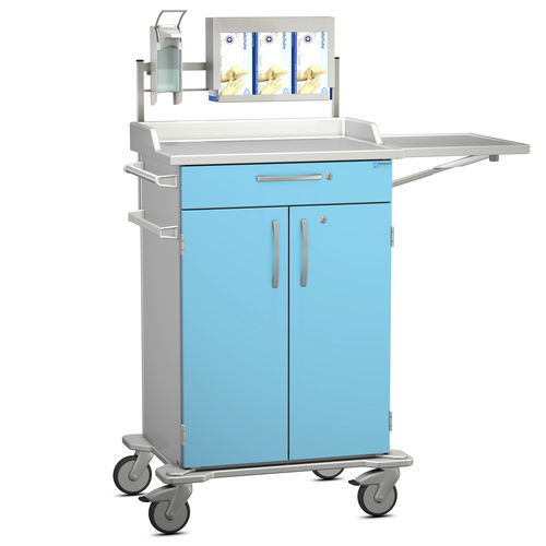 Wagen für Kliniken - K42 - Modell 31 - Hammerlit - zur Medikamentenausgabe / mit Schwingtür / 2-türig