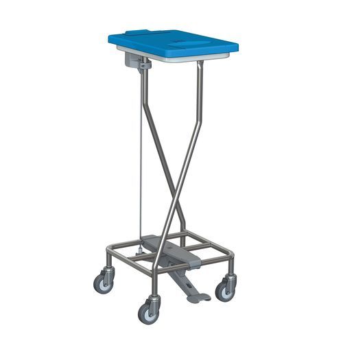 Sackhalterwagen für dreckige Wäsche - W165LT - Hammerlit - Wäscherei / mit Fußbedienung / 1 Sack