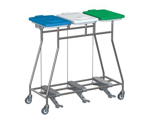 Sackhalterwagen für dreckige Wäsche - W165LTD - Hammerlit - Industrie / für Kliniken / Wäscherei
