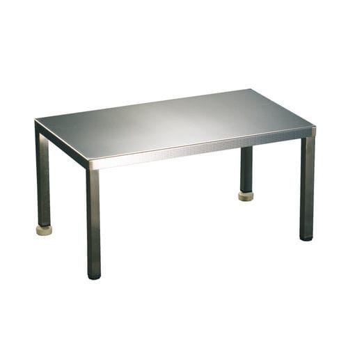 Stufentritt mit 1 Stufe - OPAT603530A - Hammerlit - Edelstahl / rutschfest