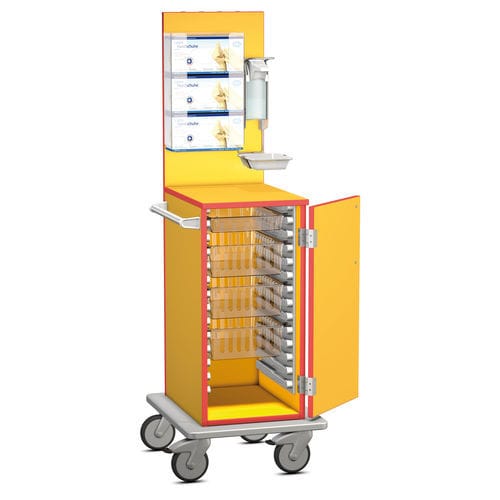 Medizinischer Wagen - P5110A2M0006C01 - Hammerlit - Mehrzweck / Infektion / mit Regal