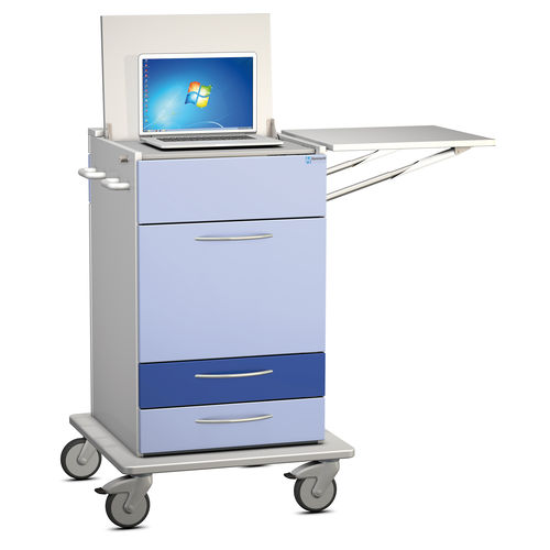 Computerwagen für Tablet-PC - PXN13P16C2 - Hammerlit - mit Schublade