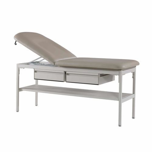 Manueller Behandlungstisch - 4105-DD-xx  - Hausted Patient Handling Systems - höhenverstellbar / mit verstellbarer Rückenlehne / mit Stauraum