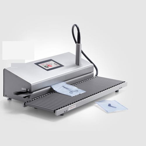 Medizinische Heißsiegelmaschine - hm 5000 DC-VI - hawo   - Tisch / drehbar