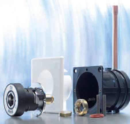 DIN-Steckdose - 643-3900 - Heyer Aerotech   - für Rohrleitungssysteme für medizinische Gase / für medizinische Gase