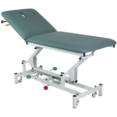 Untersuchungsliege für Physiotherapie - H05 - Hidemar - hydraulisch / höhenverstellbar / mit verstellbarer Rückenlehne