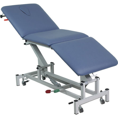 Untersuchungsliege für Physiotherapie - H06 - Hidemar - hydraulisch / höhenverstellbar / mit verstellbarer Rückenlehne