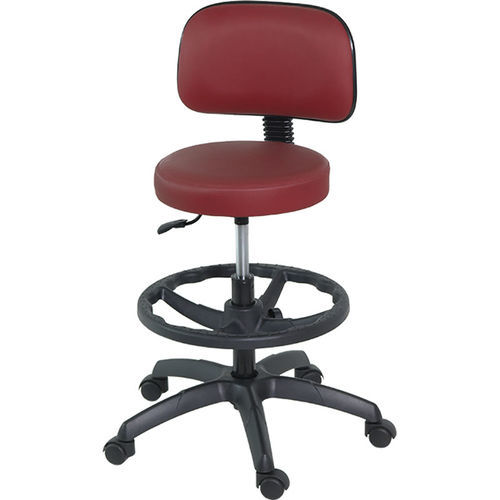 Hocker für Gesundheitseinrichtungen - H160 - Hidemar - höhenverstellbar / auf Rollen / mit Rückenlehne