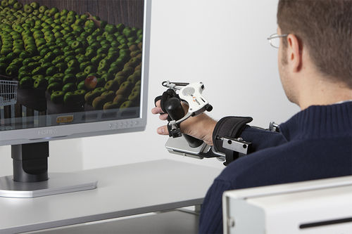 Handbeweglichkeits-Rehabilitationssystem - Manovo®Spring - Hocoma  - computerbasiert