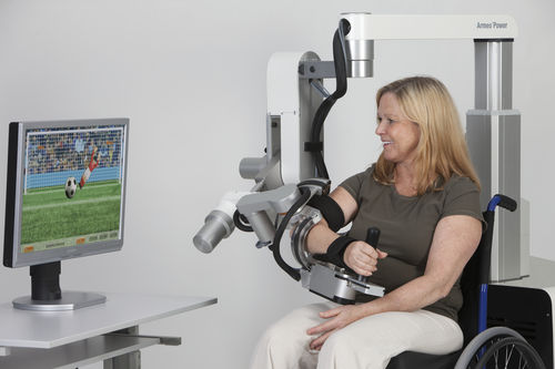 Rehabilitationssystem für Armbeweglichkeit - Armeo®Power  - Hocoma  - robotisiert