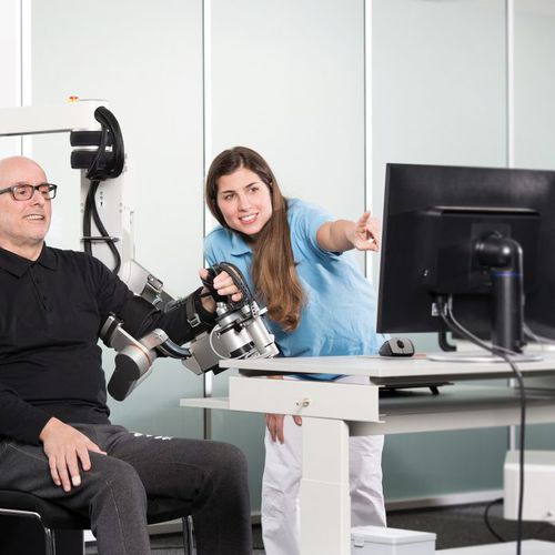 Handbeweglichkeits-Rehabilitationssystem - Manovo®Power - Hocoma  - robotisiert