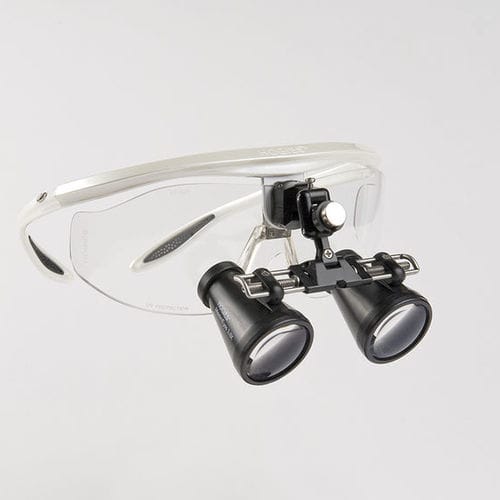 Lupenbrille - MaximEyes Galilean 3.0X - Hogies - mit Flip-up-Funktion