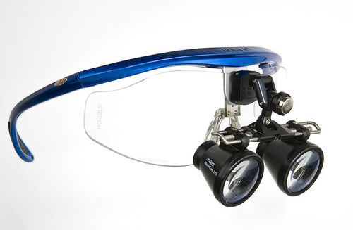 Lupenbrille - MaximEyes Galilean 2.5X - Hogies - mit Flip-up-Funktion