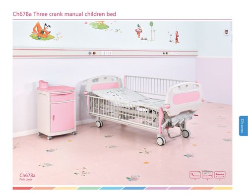 Krankenhausbett - Ch678a - Hopefull Medical Equipment - manuell / für Kinder / höhenverstellbar