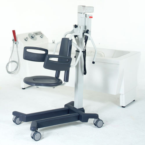 Elektrischer Patientenlifter - NINA - Horcher Medical Systems - auf Rollen / für Badewanne