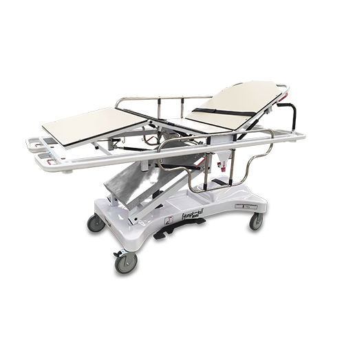 Transport-Fahrtrage - HM.2059E - Hospimetal - manuell / hydraulisch / höhenverstellbarer