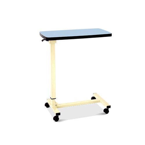 Betttisch auf Rollen - HM.2027B - Hospimetal - höhenverstellbar / pneumatisch