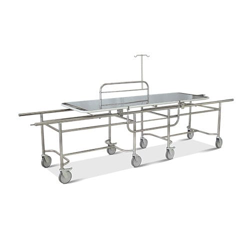 Fahrtrage zum Umbetten - HM.2053D - Hospimetal - manuell / einteilig / Edelstahl