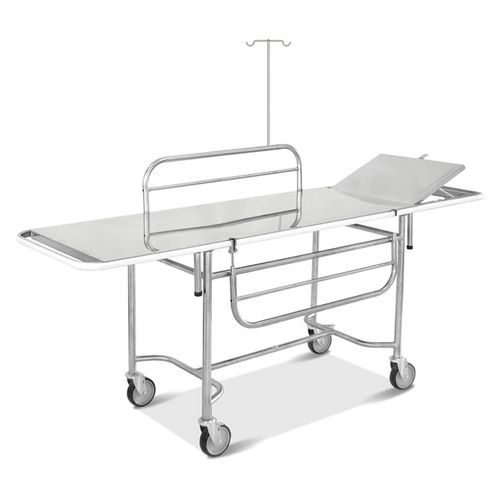 Transport-Fahrtrage - HM.2019C - Hospimetal - manuell / mit verstellbarer Rückenlehne / 2 Ebenen