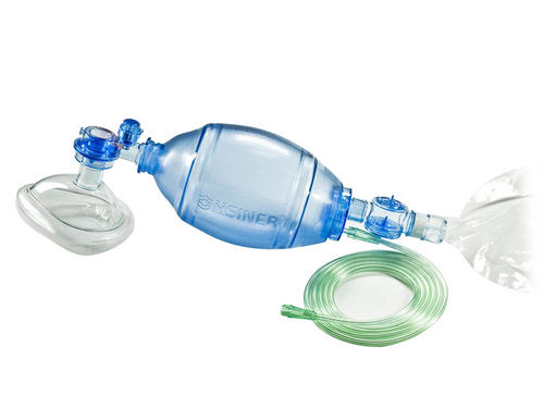 Handbeatmungsgerät für Erwachsene - 60101 - Hsiner   - PVC / zum Einmalgebrauch / mit Überdruckventil