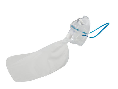Gesicht Beatmungsmaske - AERObag® - HBM06-HV2000E Hyperventilationsmaske - HUM - Gesellschaft für Homecare und Medizintechnik - nichtinvasiv / für nicht-invasive Beatmung / PVC
