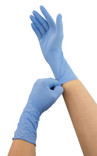 Nitrilhandschuh - HHS01-PG-PF3 - HUM - Gesellschaft für Homecare und Medizintechnik - ohne Latex / medizinisch / puderfrei