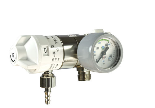 Sauerstoff-Druckminderer - AEROway® - Fast 15-KRSA G3/8" - HUM - Gesellschaft für Homecare und Medizintechnik - für Notfalltaschen / eingebaut