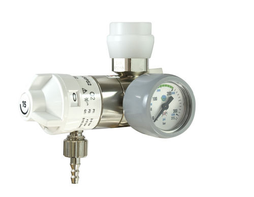 Sauerstoff-Druckregler - AEROway® Fast 15-KRPS DIN-Kupplung - HUM - Gesellschaft für Homecare und Medizintechnik - für Notfalltaschen / medizinisch / Einsteck
