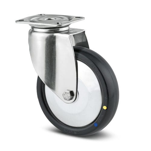 Antistatisches Rad - 014000136 - Hupfer Metallwerke GmbH & Co. KG - Edelstahl / schwenkbar