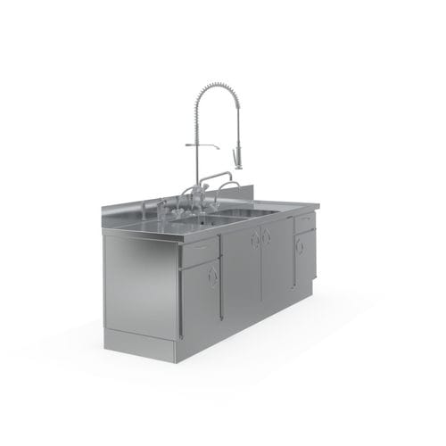 Medizinisch Spüle - 7505796 - Hupfer Metallwerke GmbH & Co. KG - 2 Stationen