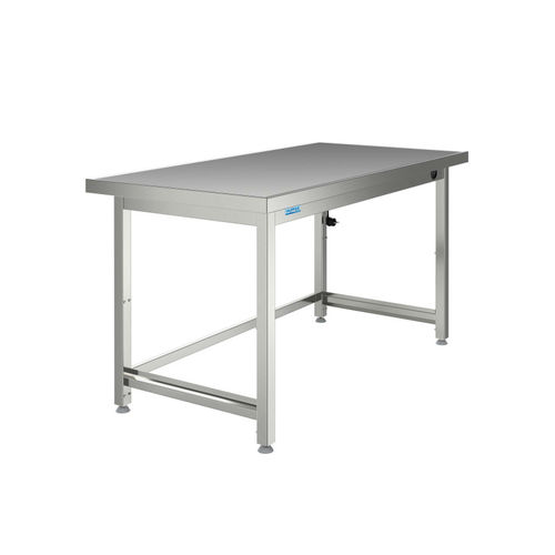 Tisch zur Konditionierung von medizinischen Geräten - 7505911 - Hupfer Metallwerke GmbH & Co. KG - rechteckig / höhenverstellbar