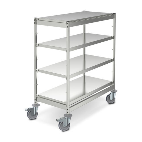 Regal / 4 Regalbretter - 0121404 - Hupfer Metallwerke GmbH & Co. KG - für Behälter / für Körbe / offene Bauweise