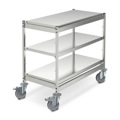 Regal mit 3 Regalbrettern - 0121390 - Hupfer Metallwerke GmbH & Co. KG - für Behälter / für Körbe / offene Bauweise