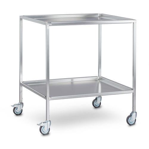 Chirurgischer Wagen - 7500206 - Hupfer Metallwerke GmbH & Co. KG - für Instrumente / Edelstahl / mobil