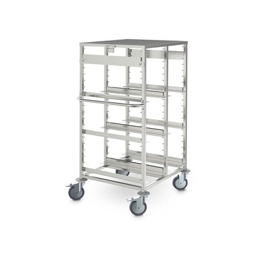 Wagen für sterile Materialien - CTW/O 6ISO 951/670/1142 - Hupfer Metallwerke GmbH & Co. KG - für Transport / Logistik / Edelstahl