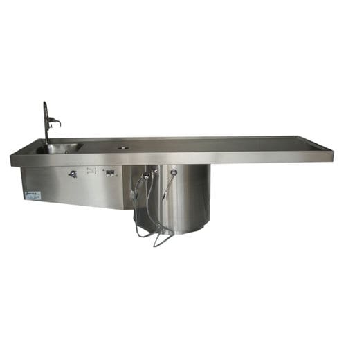 Tisch für Autopsie - MC000653 - HYGECO - rechteckig / höhenverstellbar / elektrisch