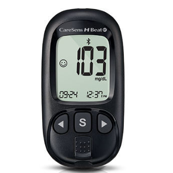 Automatisches Blutzuckermessgerät - CareSens® H Beat - i-Sens - GDH-FAD / Hämatokrit / Bluetooth