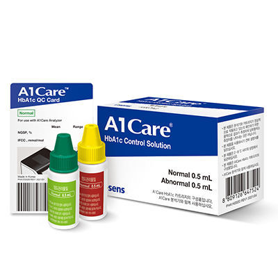 Reagenzkit / als Lösung - A1Care™ - i-Sens - zur Qualitätskontrolle / flüssig / HbA1c