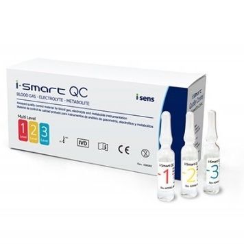 Reagenzkit / als Lösung - i-Smart® QC - i-Sens - zur Qualitätskontrolle / Elektrolyten