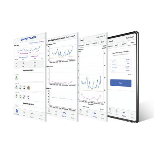 Diabetes-Verwaltung-Software - SmartLog® - i-Sens - Aufzeichnung / überwacht / medizinisch